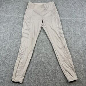 Athleta Leggings Womens Small Gray Delancey Gleam Moto Stretch